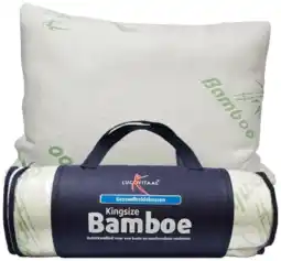 De Online Drogist Lucovitaal hoofdkussen bamboe kingsize 1st aanbieding