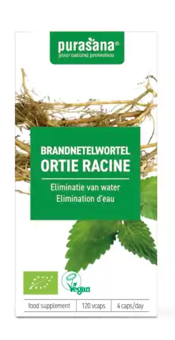 De Online Drogist Purasana brandnetelwortel capsules 120vcp aanbieding