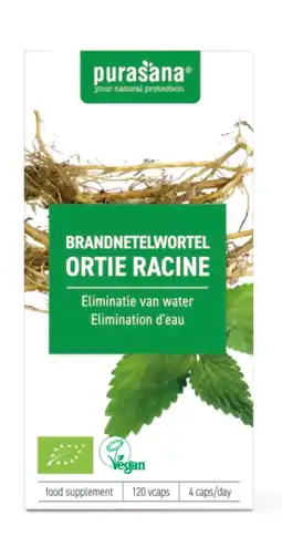 De Online Drogist Purasana brandnetelwortel capsules 120vcp aanbieding