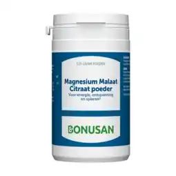 De Online Drogist Bonusan magnesium malaat citraat poeder 130gr aanbieding