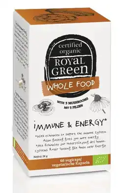 De Online Drogist Royal green immune & energy capsules 60vcp aanbieding