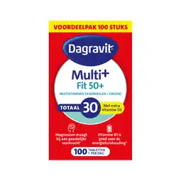 De Online Drogist Dagravit vitaal 50+ totaal 30 tabletten 100tb aanbieding