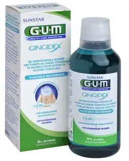 De Online Drogist Gum gingidex 0,06% mondspoelmiddel 300ml aanbieding