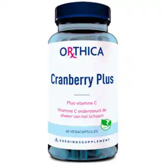 De Online Drogist Orthica cranberry plus vegacapsules 60vcp aanbieding