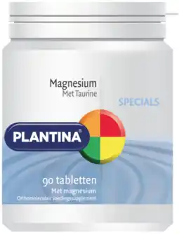 De Online Drogist Plantina specials magnesium tabletten 90tb aanbieding