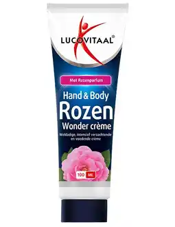 De Online Drogist Lucovitaal hand & body rozen wonder crème 100ml aanbieding