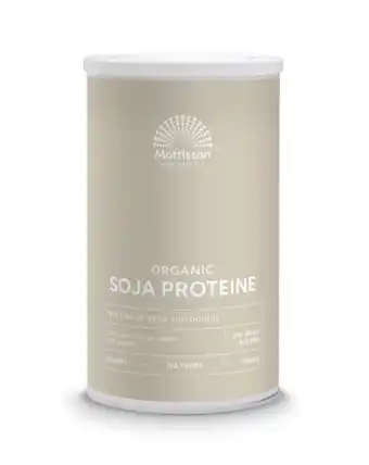 De Online Drogist Mattisson healthstyle biologische soja proteïne 350gr aanbieding
