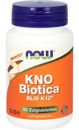 De Online Drogist Now kno biotica blis k12 zuigtabletten 60ztb aanbieding