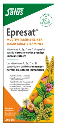 De Online Drogist Salus epresat multivitamine vloeibaar 250ml aanbieding