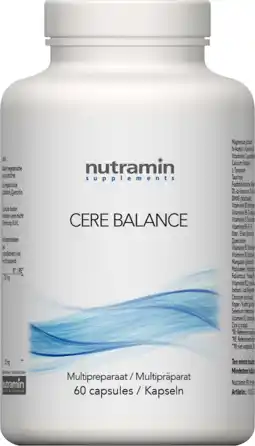 De Online Drogist Nutramin cere balance capsules 60cp aanbieding