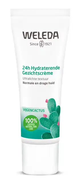 De Online Drogist Weleda vijgencactus 24h hydraterende gezichtscrème 30ml aanbieding