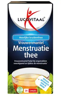 De Online Drogist Lucovitaal vrouwenmantel menstruatie thee 20zk aanbieding