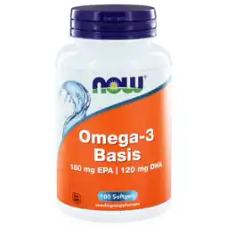 De Online Drogist Now omega-3 basis softgels 100st aanbieding