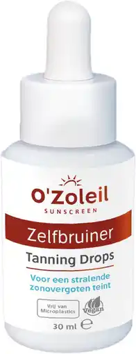 De Online Drogist O'zoleil zelfbruiner tanning drops 30ml aanbieding