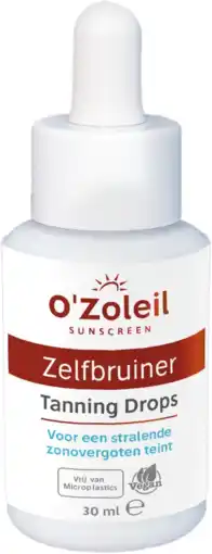 De Online Drogist O'zoleil zelfbruiner tanning drops 30ml aanbieding