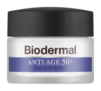 De Online Drogist Biodermal anti age nachtcrème 50+ 50ml aanbieding