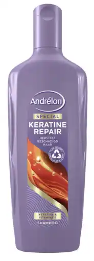De Online Drogist Andrelon keratine repair shampoo 300ml aanbieding
