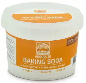 De Online Drogist Mattisson healthstyle absolute baking soda 300gr aanbieding