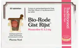 De Online Drogist Pharma nord bio-rode gist rijst tabletten 60tb aanbieding