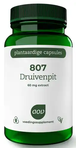 De Online Drogist Aov 807 druivenpitten-extract 60mg vegacaps 60vcp aanbieding