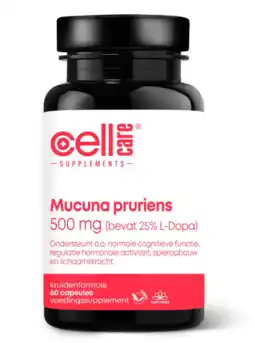 De Online Drogist Cellcare mucuna pruriens 500mg capsules 60cp aanbieding