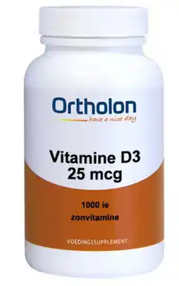 De Online Drogist Ortholon vitamine d3 25 mcg softgels 300cp aanbieding