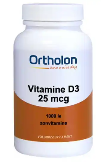 De Online Drogist Ortholon vitamine d3 25 mcg softgels 300cp aanbieding