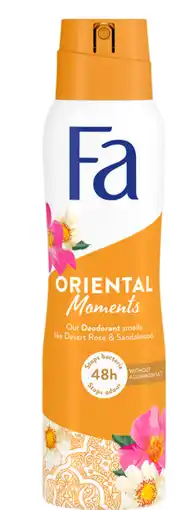 De Online Drogist Fa oriental moments deospray 150ml aanbieding