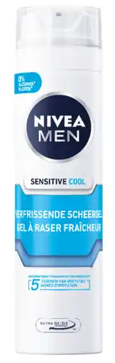 De Online Drogist Nivea men sensitive cooling scheergel 200ml aanbieding