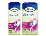 De Online Drogist Tena discreet ultra mini + mini plus inlegkruisjes combiverpakking 28st+24st aanbieding