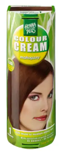 De Online Drogist Hennaplus colour cream 6.45 mahogany 60ml aanbieding