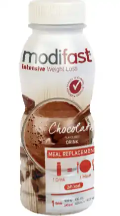 De Online Drogist Modifast intensive drink chocolade 250gr aanbieding