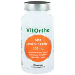 De Online Drogist Vitortho st janskruid extract 300mg capsules 100cp aanbieding
