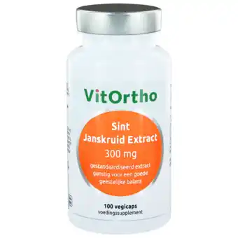 De Online Drogist Vitortho st janskruid extract 300mg capsules 100cp aanbieding