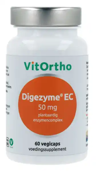 De Online Drogist Vitortho digezyme 50mg capsules 60vcp aanbieding