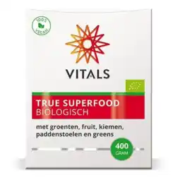 De Online Drogist Vitals true superfood biologisch poeder 400gr aanbieding