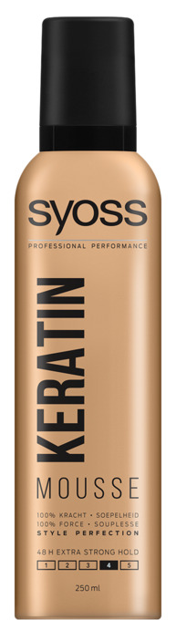 De Online Drogist Syoss keratin mousse 250ml aanbieding