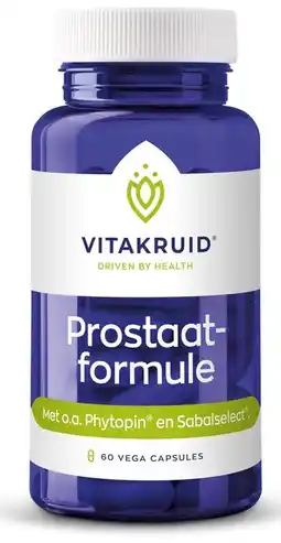 De Online Drogist Vitakruid prostaatformule capsules 60vcp aanbieding