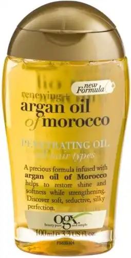 De Online Drogist Ogx renewing moroccan argan oil 100ml aanbieding