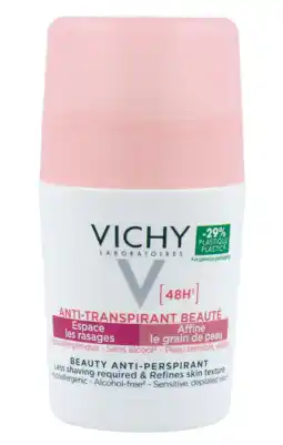 De Online Drogist Vichy deo roller beauty anti-transpirant 48h 50ml aanbieding