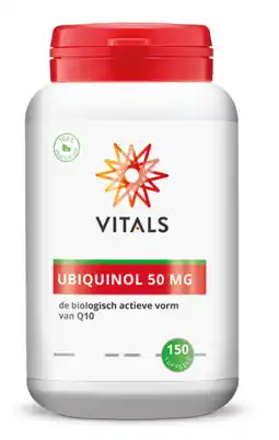 De Online Drogist Vitals ubiquinol 50mg softgels 150sg aanbieding