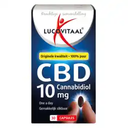 De Online Drogist Lucovitaal cbd cannabidiol 10mg capsules 30cp aanbieding