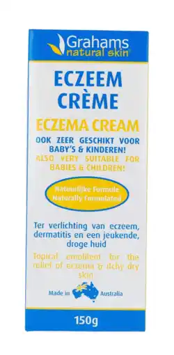 De Online Drogist Grahams eczeem crème 150gr aanbieding