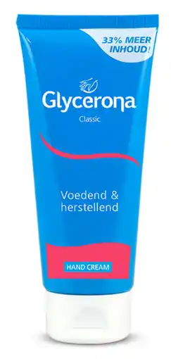 De Online Drogist Glycerona handcreme classic tube 100ml aanbieding