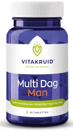 De Online Drogist Vitakruid multi dag man tabletten 30tb aanbieding