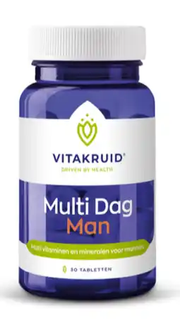 De Online Drogist Vitakruid multi dag man tabletten 30tb aanbieding