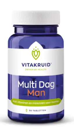 De Online Drogist Vitakruid multi dag man tabletten 30tb aanbieding