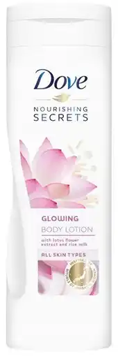 De Online Drogist Dove nourishing secrets glowing body lotion 400ml aanbieding