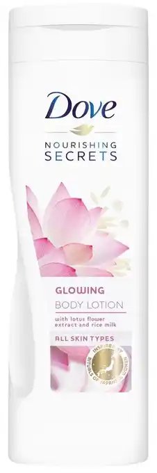 De Online Drogist Dove nourishing secrets glowing body lotion 400ml aanbieding