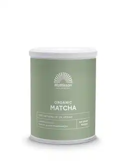 De Online Drogist Mattisson healthstyle biologischematcha poeder 125gr aanbieding